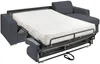 Vente-unique - CALITO Sofa Stoff GrauGrau - B 223 cm152 cm x H 90 cm x L 278 cm Bild 4