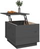 vidaXL Couchtisch Grau 40x50x35 cm Massivholz Kiefer 813412 Bild 5