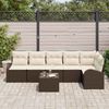 vidaXL Gartensofa-set Braun Poly-Rattan 3346068 Bild 3