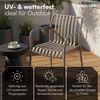 STEELSØN 'Pincoya' Gartenstuhl, grau, Kunststoff, wetterfest und UV-beständig, Balkonstuhl stapelbar, bis 120 kg belastbar, 6er Set Bild 2