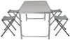 5er Alu Campingmöbel Set Outdoor Camping Tisch + 4 Klapphocker Bild 4