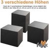 Bandscheibenwürfel S-M mit Bezug anthrazit Stufenbett Lagerungswürfel 30x35x40cm - Auswahl: mit Bezug, Größe: S-M Bild 3