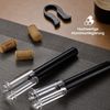 BlingBin Korkenzieher 4-fach Druckluft-Korkenzieher Set mit integrierter Luftpumpe, (4er Set, 4 tlg, mit Weinöffner,Folienschneider,Weinbelüfter,Weinverschlüsse-Ausgießer), manuelles Weinöffnungsset für Bar, Zuhause und Outdoor Bild 4