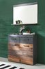 Garderobenset Indy 2-teilig in Used Wood und Matera grau 90 cm Bild 3