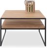 M2 Kollektion Mika 1 Couchtisch/Beistelltisch, Holz, braun, Länge, Breite 65cm, Höhe 45cm Bild 2