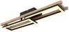 LED Deckenleuchte, Holz Optik, verstellbar, L 69 cm Bild 1