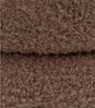 Home4You Polsterhocker Ø 40 x H 46 cm, Taupe, Teddystoff, (1 St), MDF, mit Deckel und Stauraum Bild 3