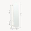 Garderobenspiegel 2-in-1 Frenraby 165x40x35 cm Sandfarben [en. casa] Bild 5