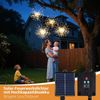 Salcar LED Solarleuchte 4er Solarleuchte Feuerwerk Lichterkette Solarlichter 2 Lademodi USB & Solar /3 Helligkeitsstufen/8 Leuchtmodi/Timerfunktion Bild 2