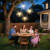Salcar LED Solarleuchte 4er Solarleuchte Feuerwerk Lichterkette Solarlichter 2 Lademodi USB & Solar /3 Helligkeitsstufen/8 Leuchtmodi/Timerfunktion Bild 5
