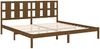 vidaXL Massivholzbett Honigbraun Kiefer 200x200 cm [3105623] Bild 4