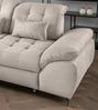 Polsterecke >Devland< Schlaffunktion, Kopfteilverstellung, Cord beige - 273x105x189cm BxHxT Bild 5