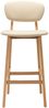 vidaXL Barhocker 2 Stk. Creme Stoff [289369] Bild 3
