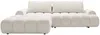 Vente-unique - FARNETA Sofa Stoff Beige - B 177 cm x H 86 cm x L 280 cm Bild 2