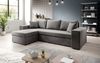 Luxusbetten24 Schlafsofa Designer Sofa Denver, mit Stauraum und Schlaffunktion Bild 3