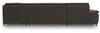 DOMO Collection Capelo FK, Wohnlandschaft mit Armlehnfunktion, Federkern, Webstoff pepper, 160 x 348 x 204 cm Bild 4