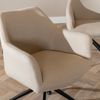 Bronx71 Esszimmerstuhl Isak recycelter Stoff mit Rollen taupe Bild 5