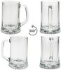 MamboCat Bierglas 6x Bierkrug Akki 0,2L mit Sternboden & Henkel Bierseidel 200ml Glas, Glas Bild 4