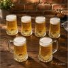 MamboCat Bierglas 6x Bierkrug Akki 0,2L mit Sternboden & Henkel Bierseidel 200ml Glas, Glas Bild 3