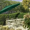 Sekey Sonnenschirm ∅ 220/270/350 cm Gartenschirm mit Kurbel Marktschirm Neigbar, LxB: 270,00x271,00 cm, Sonnenschutz UV50+, Windfest und Stabil, 100% Wasserfest Bild 2