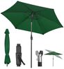 Sekey Sonnenschirm ∅ 220/270/350 cm Gartenschirm mit Kurbel Marktschirm Neigbar, LxB: 270,00x271,00 cm, Sonnenschutz UV50+, Windfest und Stabil, 100% Wasserfest Bild 5