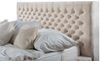 Xlmoebel Polsterbett Doppelbett im Chesterfield-Stil mit beiger Matratze (Bett), Hergestellt in Europa Bild 3