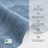 uncover by Schiesser Handtuchset Brooklyn - 4-teilig - 50x100cm - Hellblau Bild 3