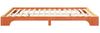 vidaXL Bettrahmen Braun 160 x 210 cm Massives Kiefernholz 872904 Bild 5