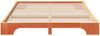 vidaXL Bettrahmen Braun 160 x 210 cm Massives Kiefernholz 872904 Bild 4