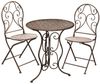 HTI-Living Balkonset Tischgruppe Lani Antik, (Set, 3-tlg, 1x Tisch, 2x Stühle), Sitzgruppe Metall Garten nostalgisch Bild 3