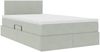 vidaXL Aufbewahrungsbett mit Matratze Hellgrau 120 x 200 cm Samt 3370689 Bild 5