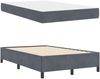 vidaXL Bettrahmen mit Matratze Dunkelgrau 120 x 200 cm Stoff 3399055 Bild 5