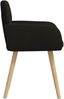 vidaXL Esszimmerstühle 2 pcs Bouclé Schwarz 59 x 57 x 85 cm 42034328 Bild 4