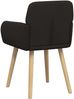 vidaXL Esszimmerstühle 2 pcs Bouclé Schwarz 59 x 57 x 85 cm 42034328 Bild 5