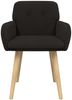 vidaXL Esszimmerstühle 2 pcs Bouclé Schwarz 59 x 57 x 85 cm 42034328 Bild 3