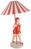 GILDE Tischleuchte GILDE Lampe Becky - rot - H. 60cm x D. 38,5cm Bild 4