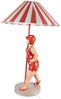 GILDE Tischleuchte GILDE Lampe Becky - rot - H. 60cm x D. 38,5cm Bild 2
