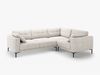 Micadoni Ecksofa Bemy 4-Sitzer Rechts Strukturierter Stoff Beige Bild 2