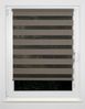 ondeco Doppelrollo Klemmfix Duo Rollo für Fenster ohne Bohren, Seitenzugrollo Klemmen Sichtschutz Sonnenschutz Blickdicht innen - Braun - 60x160 cm Bild 4