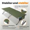 HOMECALL Feldbett Klappbar Campingbett Klappbett karpfenliege XXXL Campingliege (Leicht aufzubauende Schlafbetten für den Außenbereich, 200KG) Bild 3