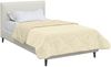vidaXL Ganzjahresbettdecke Gepolstert Creme 140 x 200 cm 42026290 Bild 3