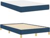 vidaXL Boxspringbett mit Matratze Blau 120 x 190 cm Stoff 3398555 Bild 5