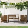 vidaXL 3-tlg. Garten-Lounge-Set Honigbraun Massivholz Kiefer 825145 Bild 3