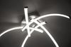 LED Deckenlampe, Metall, Stahl, weiß, D 45 cm Bild 5