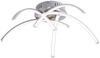 LED Deckenlampe, Metall, Stahl, weiß, D 45 cm Bild 2