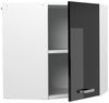 Hängeschrank R-Line Schwarz Hochglanz 57 cm Eckhängeschrank mit Tür Vicco Bild 5