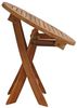 Klapptisch Balkontisch Beistelltisch 48 cm Rund Akazienholz Tisch Gartentisch Bild 4