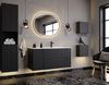 Badezimmer Regal 27x25 cm, schwarz, NEWPORT-56-BLACK Bild 4