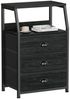 GarveeMore Beistelltisch 3-Schublade Dresser Nachttisch Seitentisch Bettschrank Bild 5