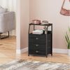GarveeMore Beistelltisch 3-Schublade Dresser Nachttisch Seitentisch Bettschrank Bild 3